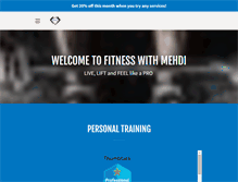 Tablet Screenshot of mehdifit.com